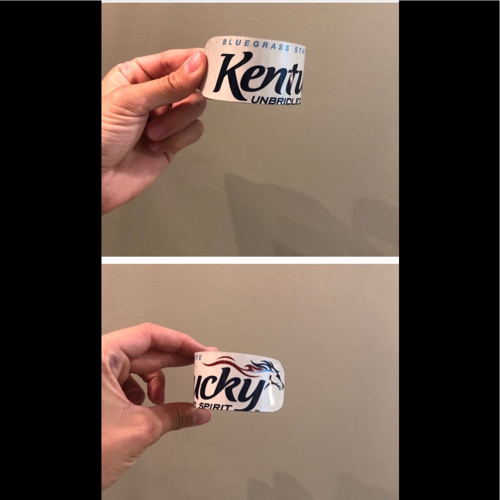 KY license plate cuff
